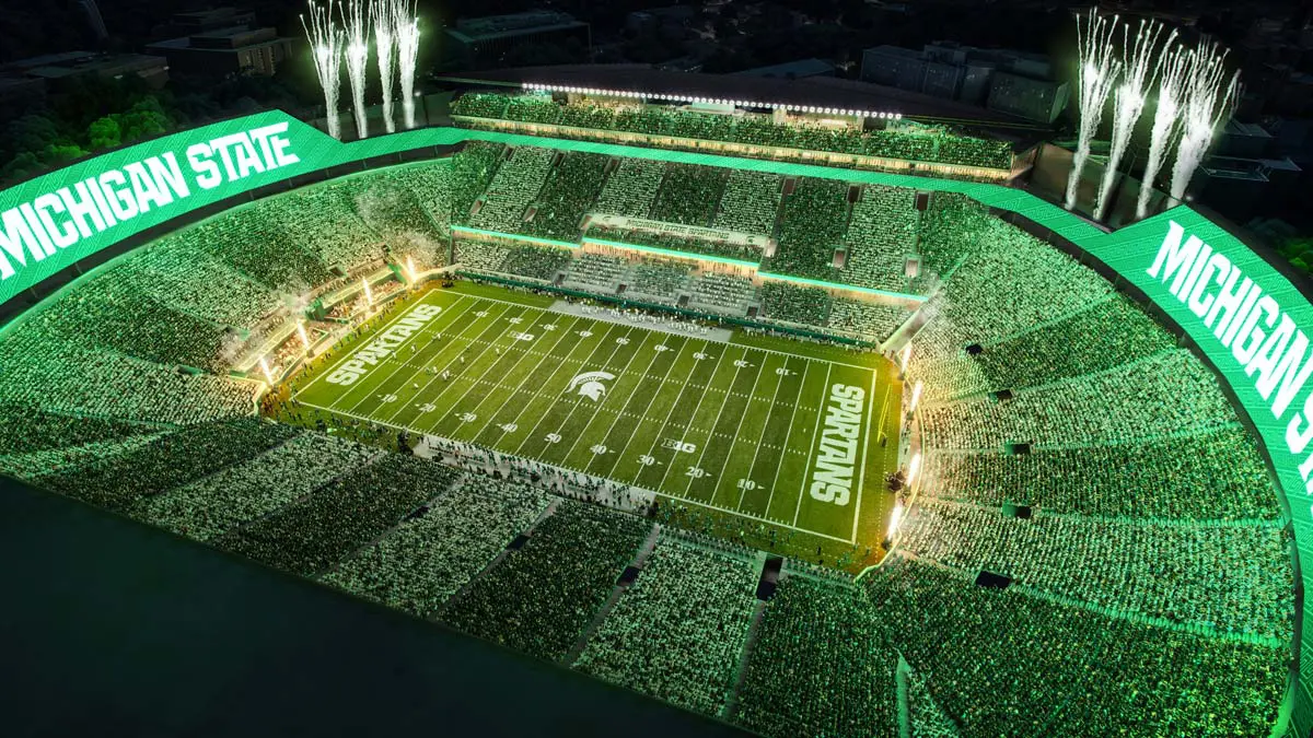 Rendering of spartan stadium