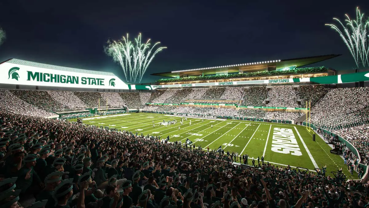 Rendering of spartan stadium