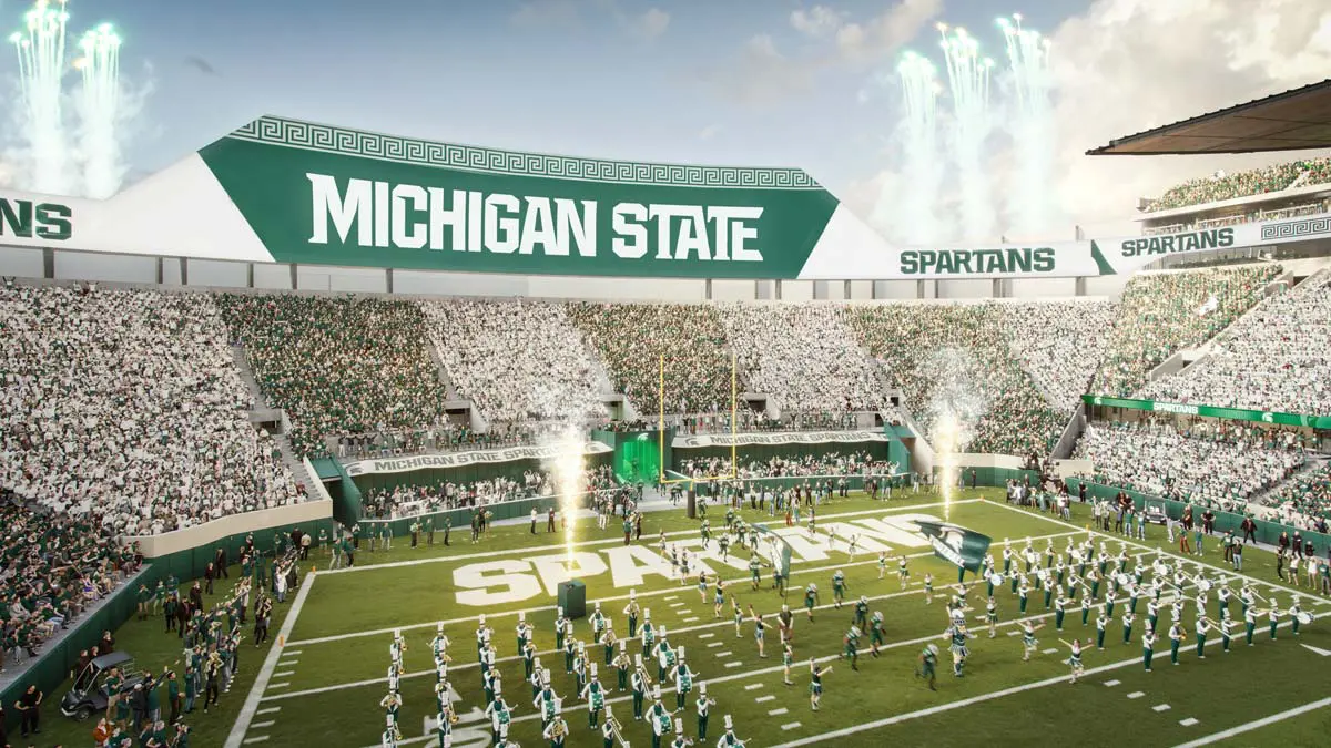 Rendering of spartan stadium