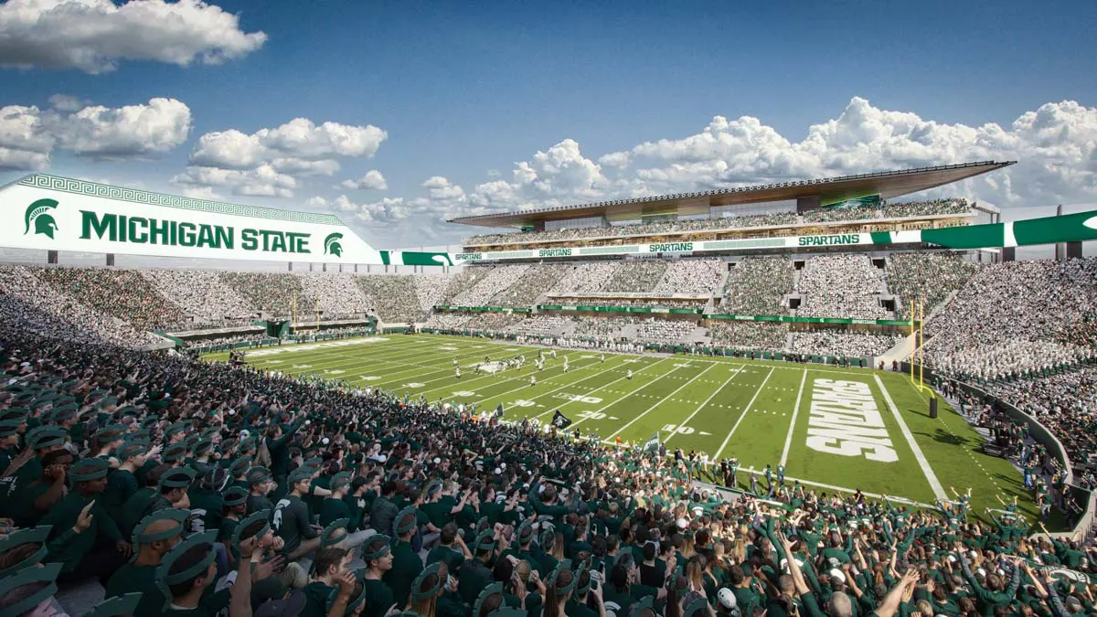 Rendering of spartan stadium